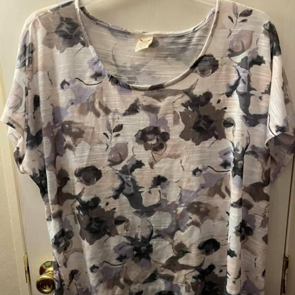 Ladies 3x shear like blouse